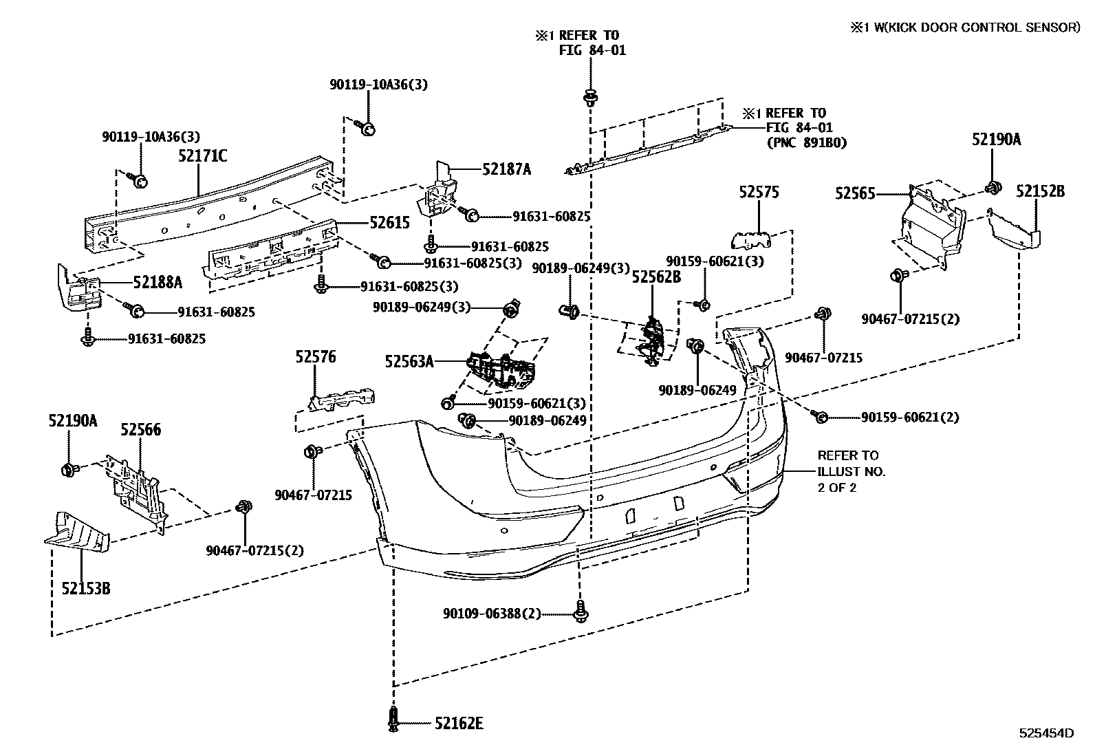 5202 — REAR BUMPER & BUMPER STAY