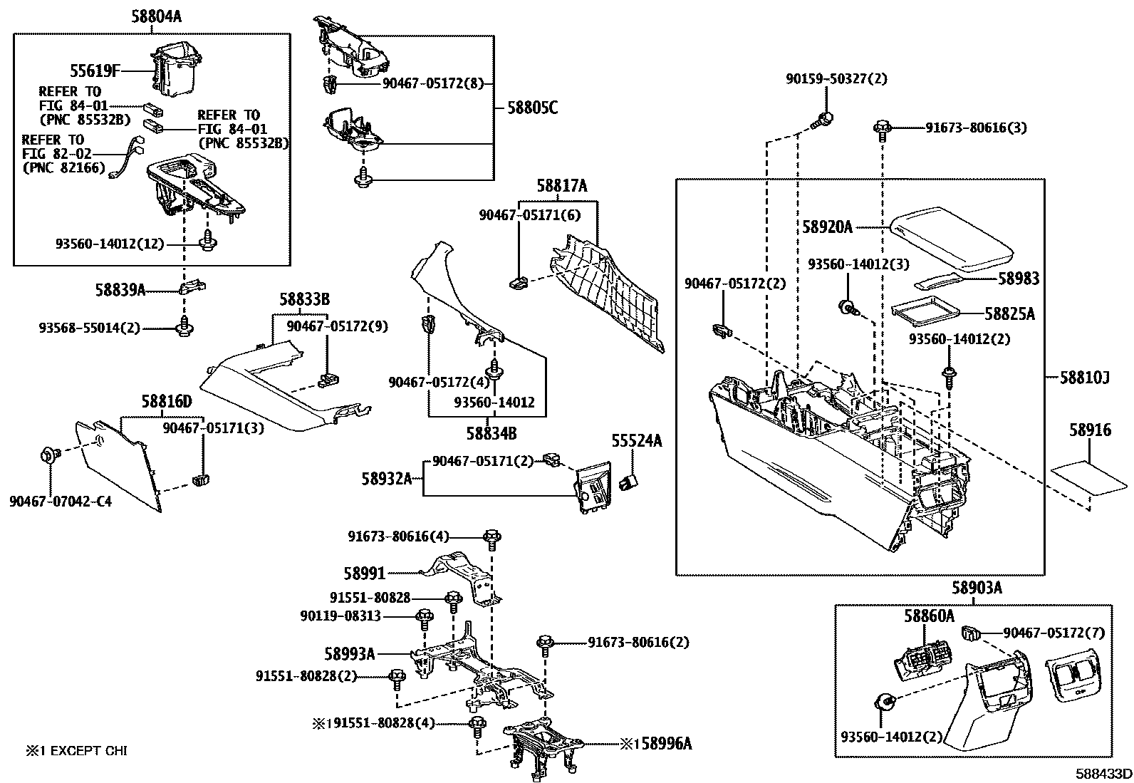 5806 — CONSOLE BOX & BRACKET