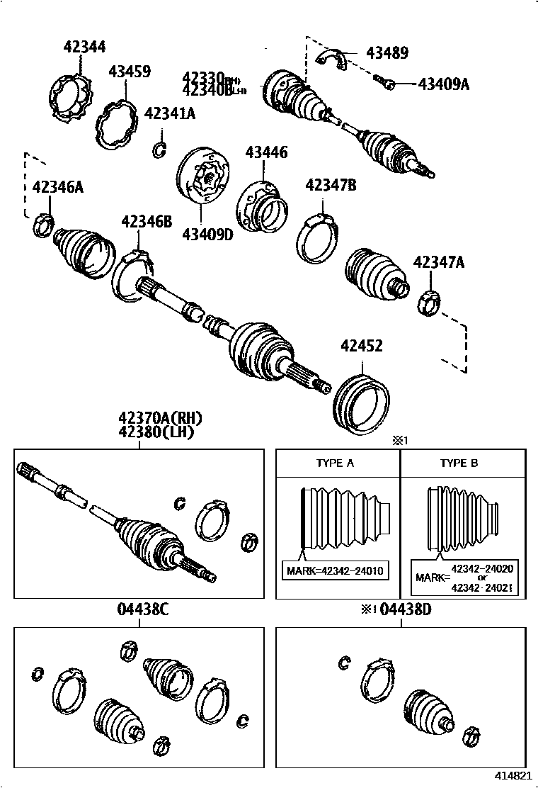 4102 — REAR AXLE SHAFT & HUB