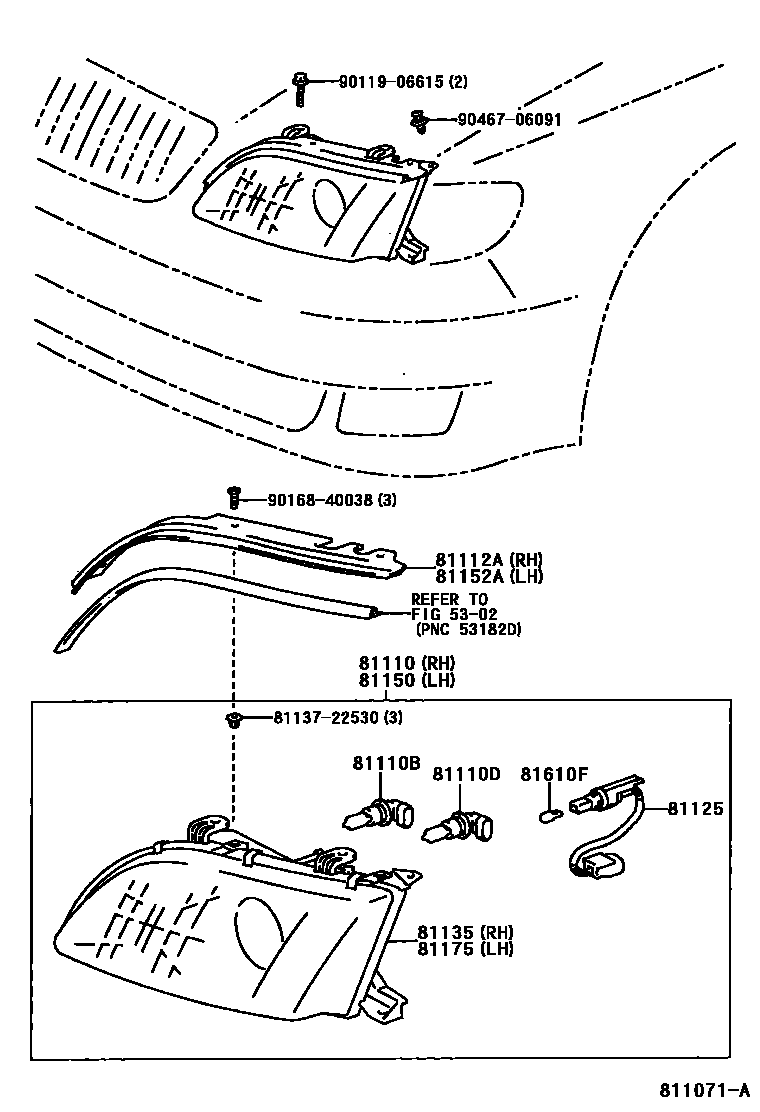 8101 — HEADLAMP
