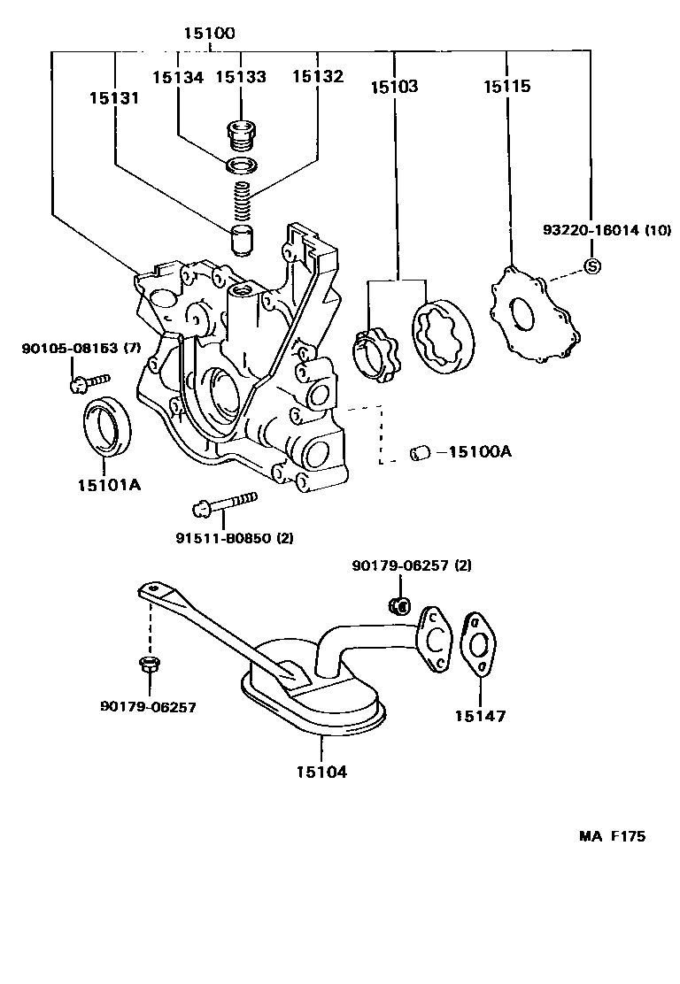 1501 — ENGINE OIL PUMP