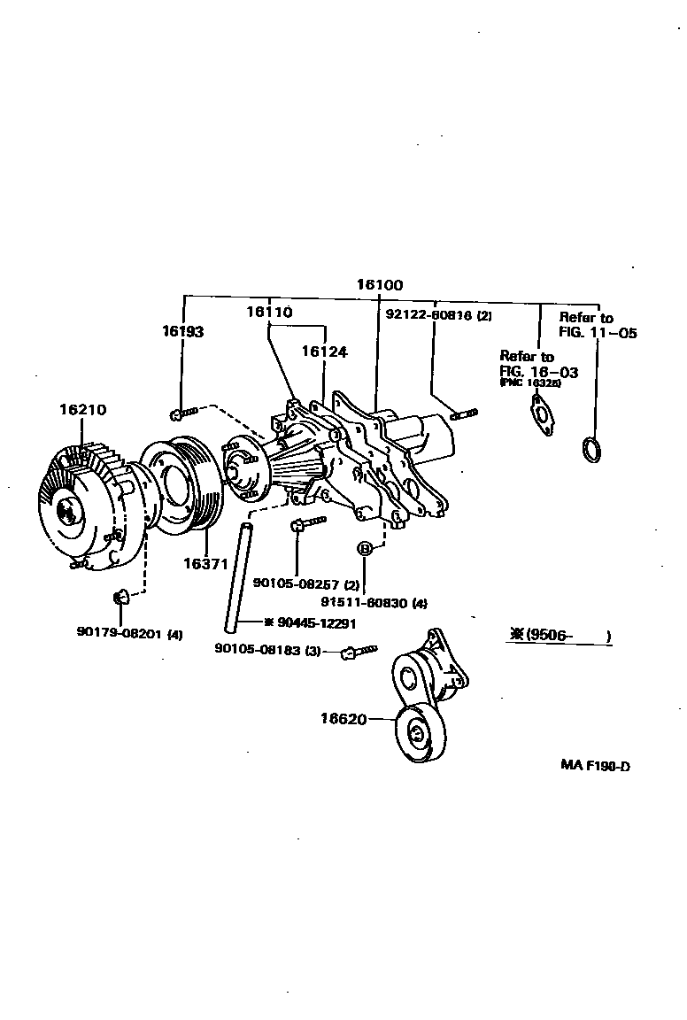 1601 — WATER PUMP