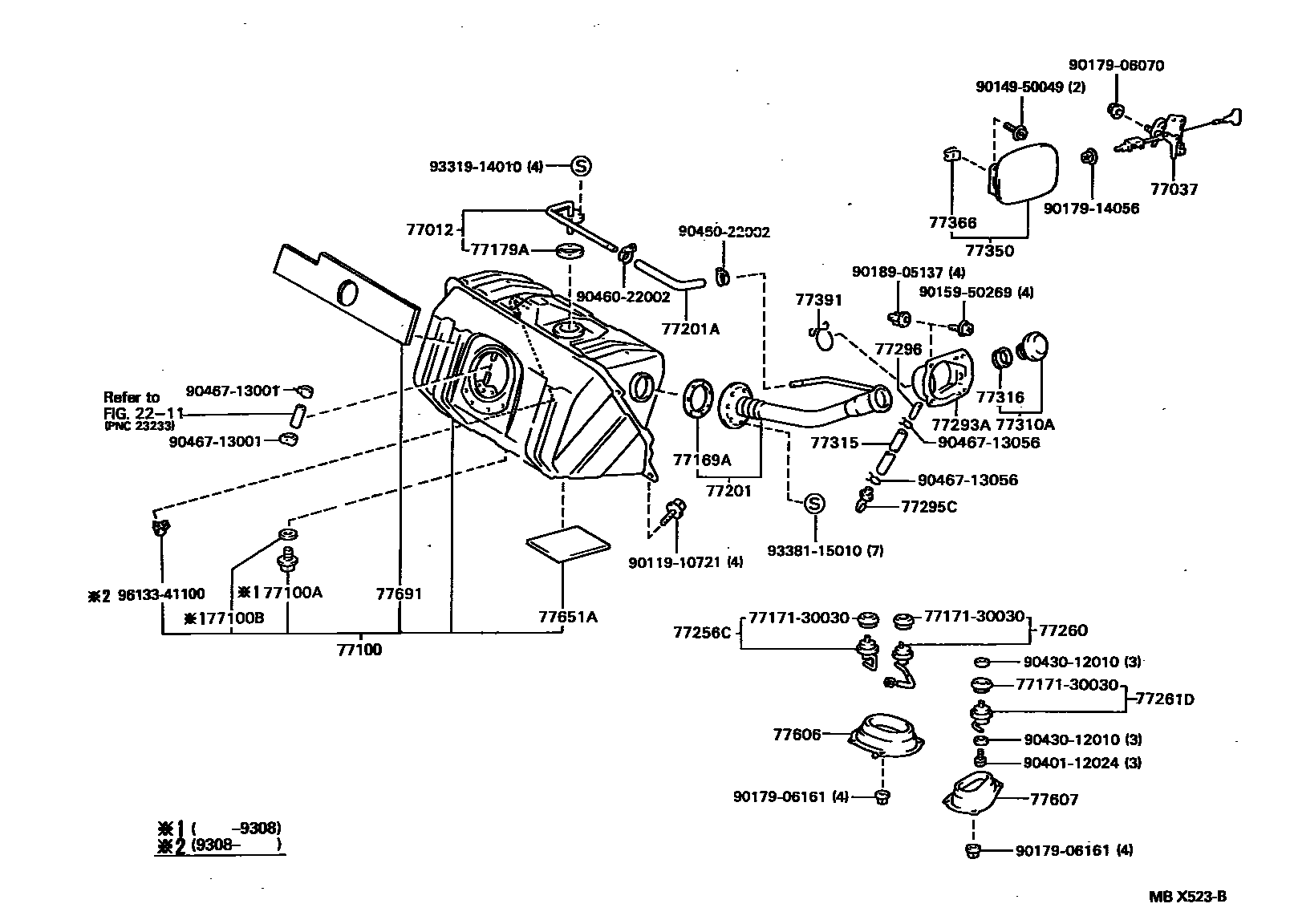 7701 — FUEL TANK & TUBE