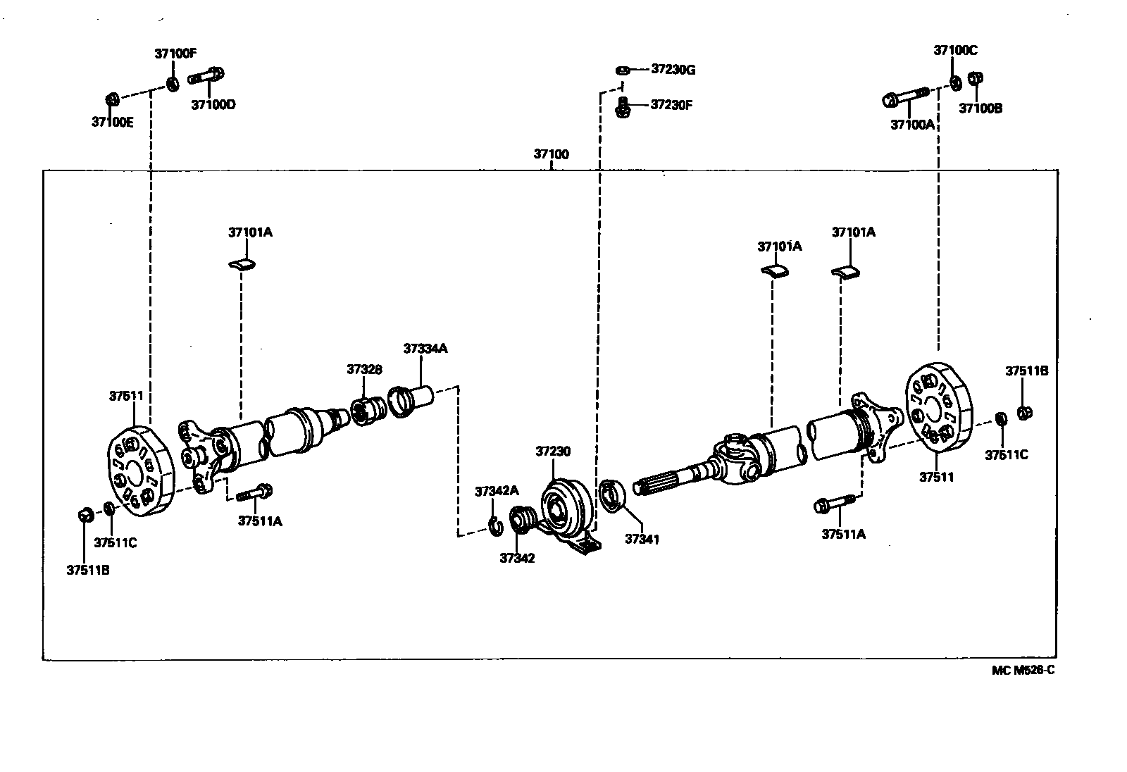 3701 — PROPELLER SHAFT & UNIVERSAL JOINT