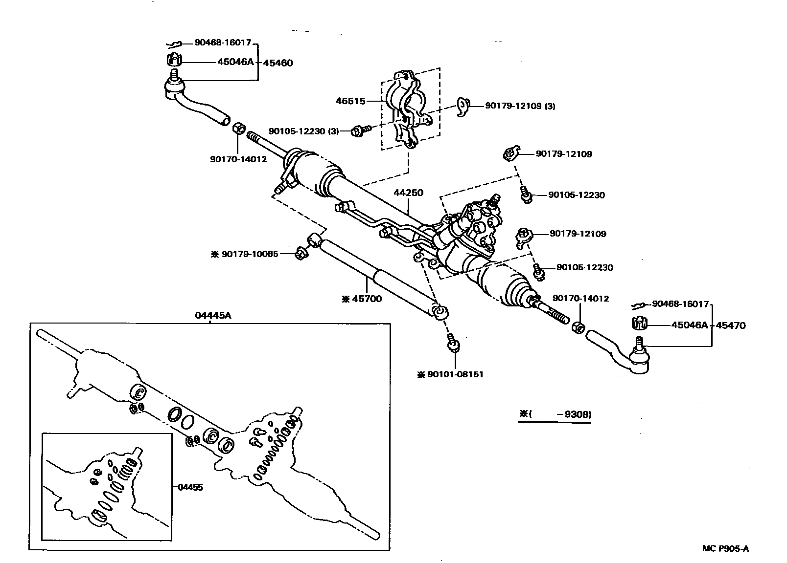 4505 — FRONT STEERING GEAR & LINK
