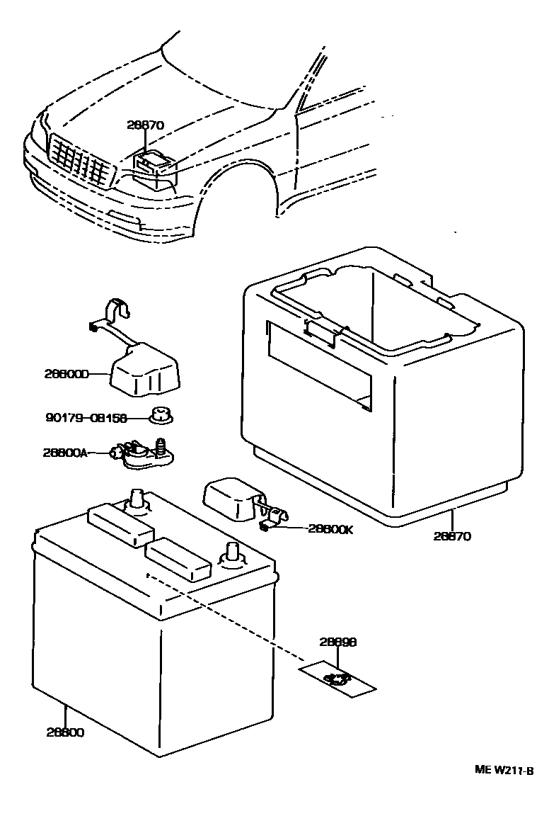 8201 — BATTERY & BATTERY CABLE