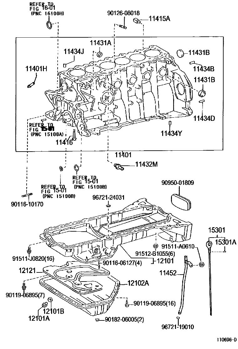1105 — CYLINDER BLOCK