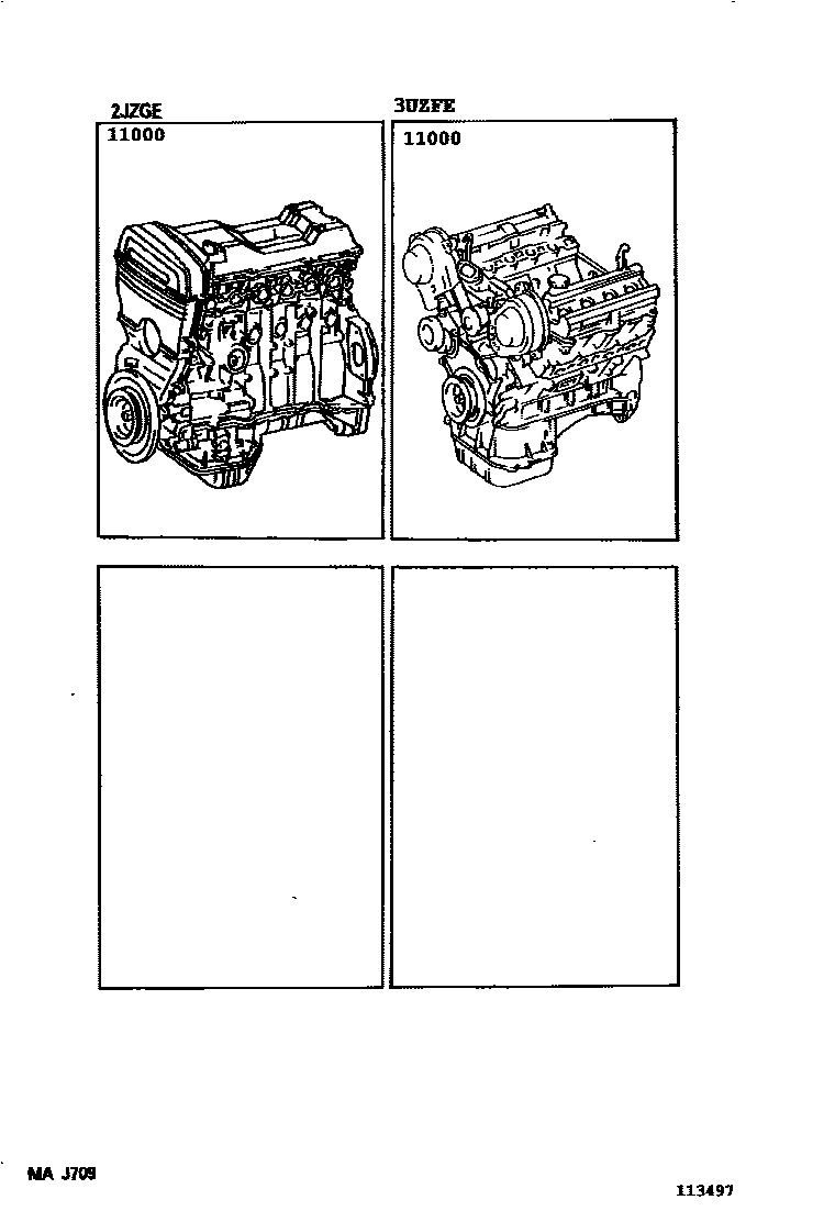 1101 — PARTIAL ENGINE ASSEMBLY