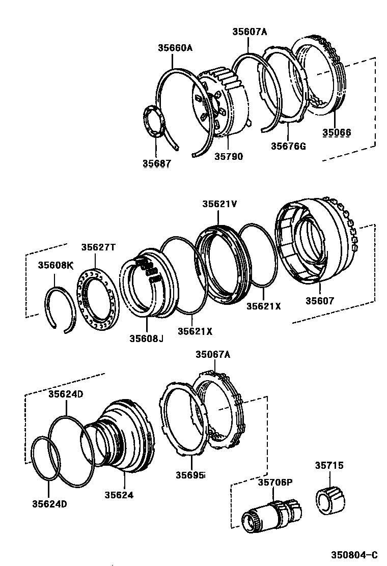 3508 — CENTER SUPPORT & PLANETARY SUN GEAR (ATM)