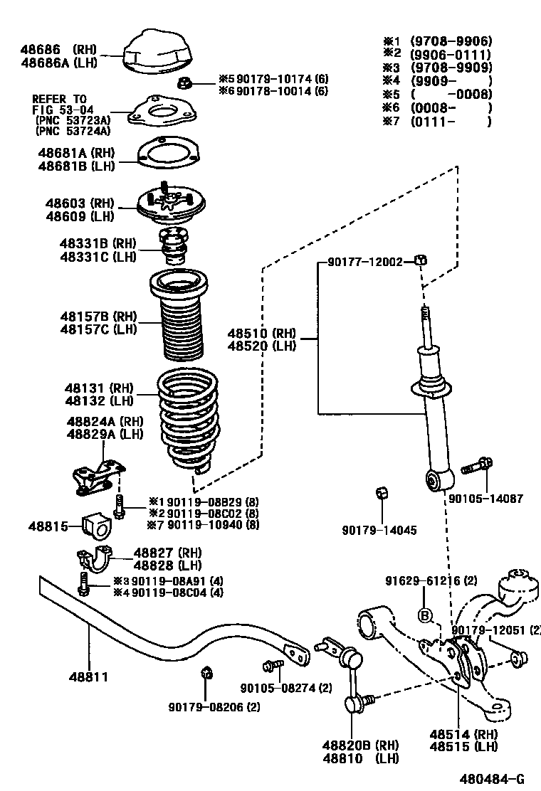 4803 — FRONT SPRING & SHOCK ABSORBER