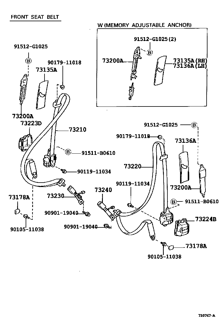 7104 — SEAT BELT & CHILD RESTRAINT SEAT
