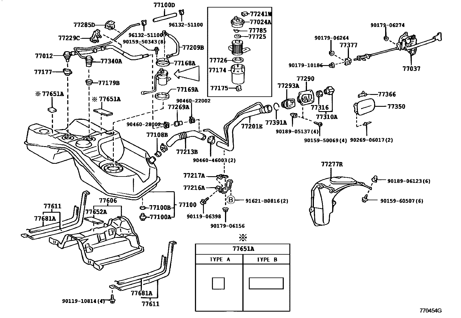 7701 — FUEL TANK & TUBE