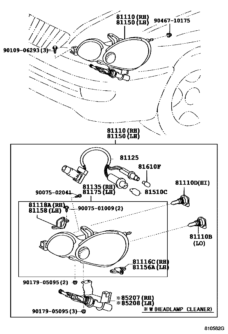 8101 — HEADLAMP