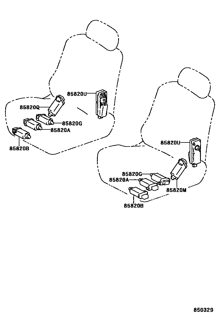 8513 — SEAT MOTOR & SEAT HEATER