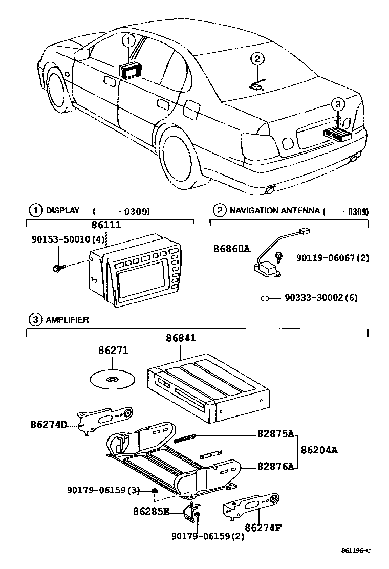 8603 — NAVIGATION & FRONT MONITOR DISPLAY