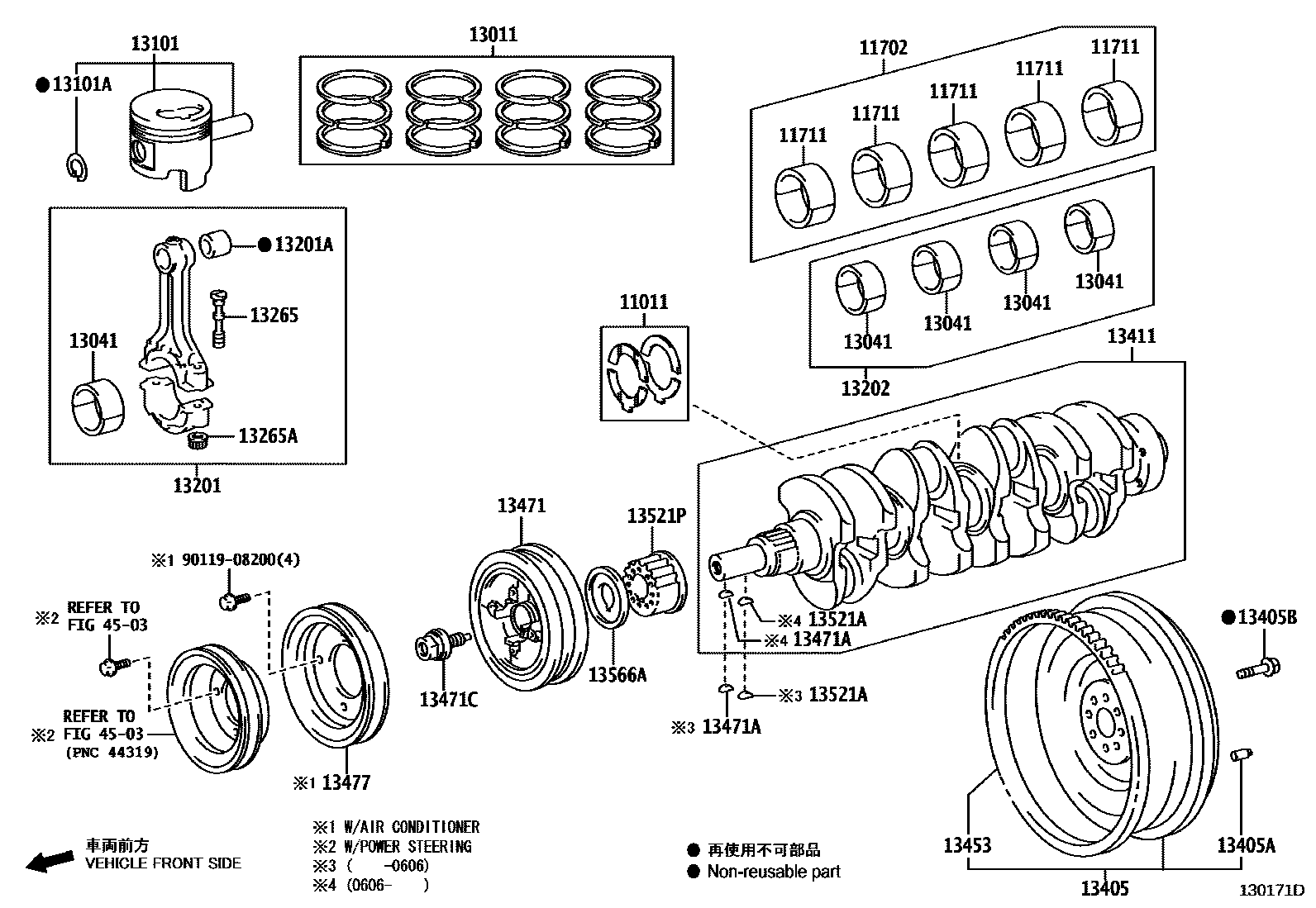 1301 — CRANKSHAFT & PISTON