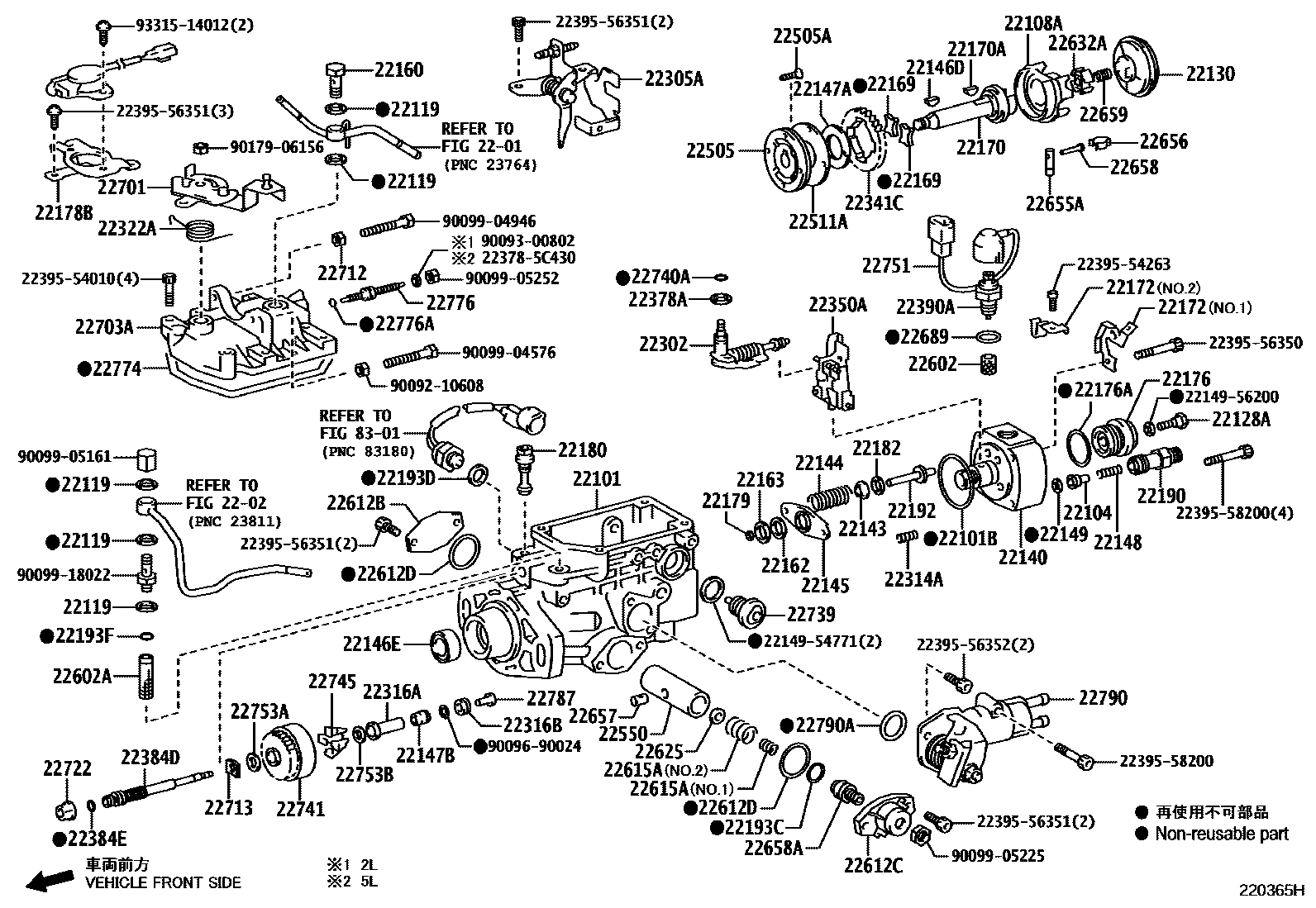 2203 — INJECTION PUMP BODY