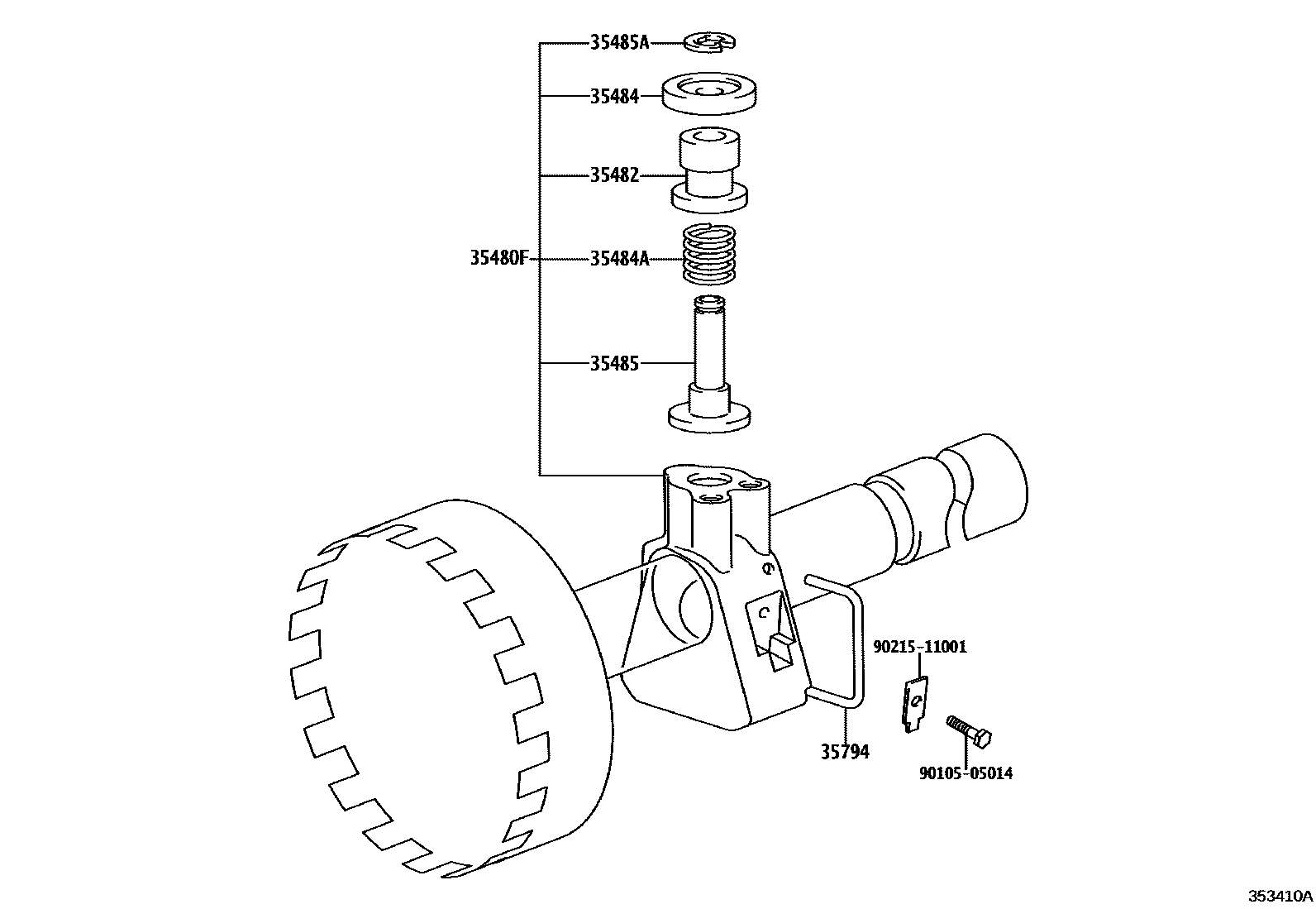 3511 — REAR OIL PUMP & GOVERNOR (ATM)