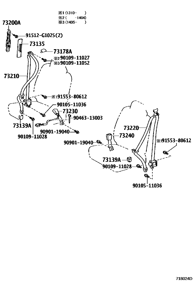 7104 — SEAT BELT & CHILD RESTRAINT SEAT