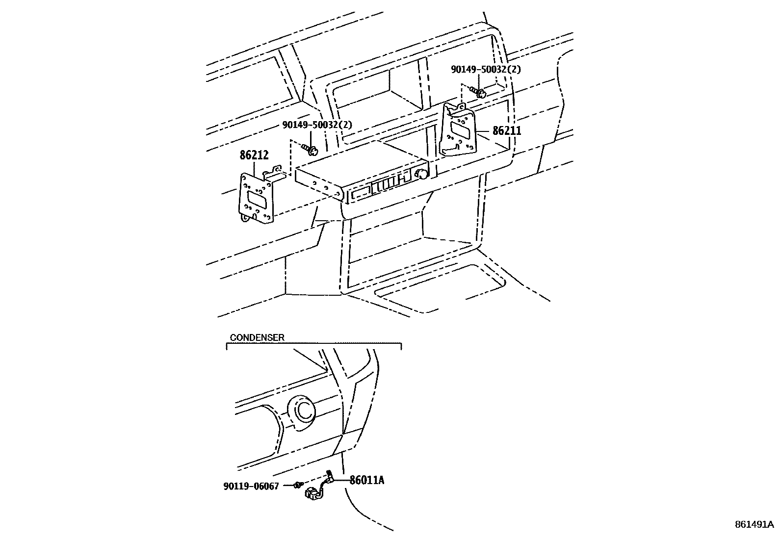 8601 — RADIO RECEIVER & AMPLIFIER & CONDENSER
