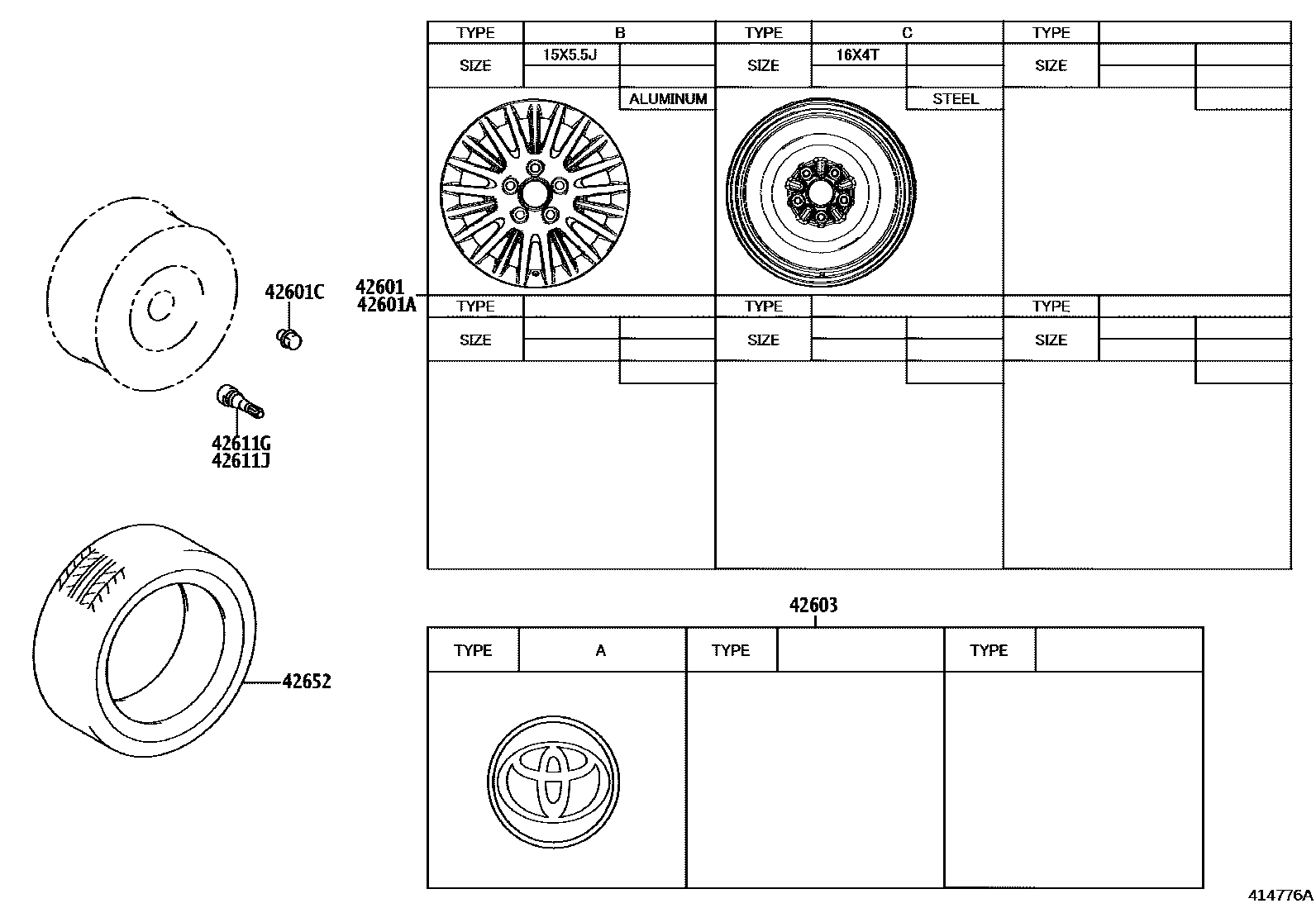 4103 — DISC WHEEL & WHEEL CAP