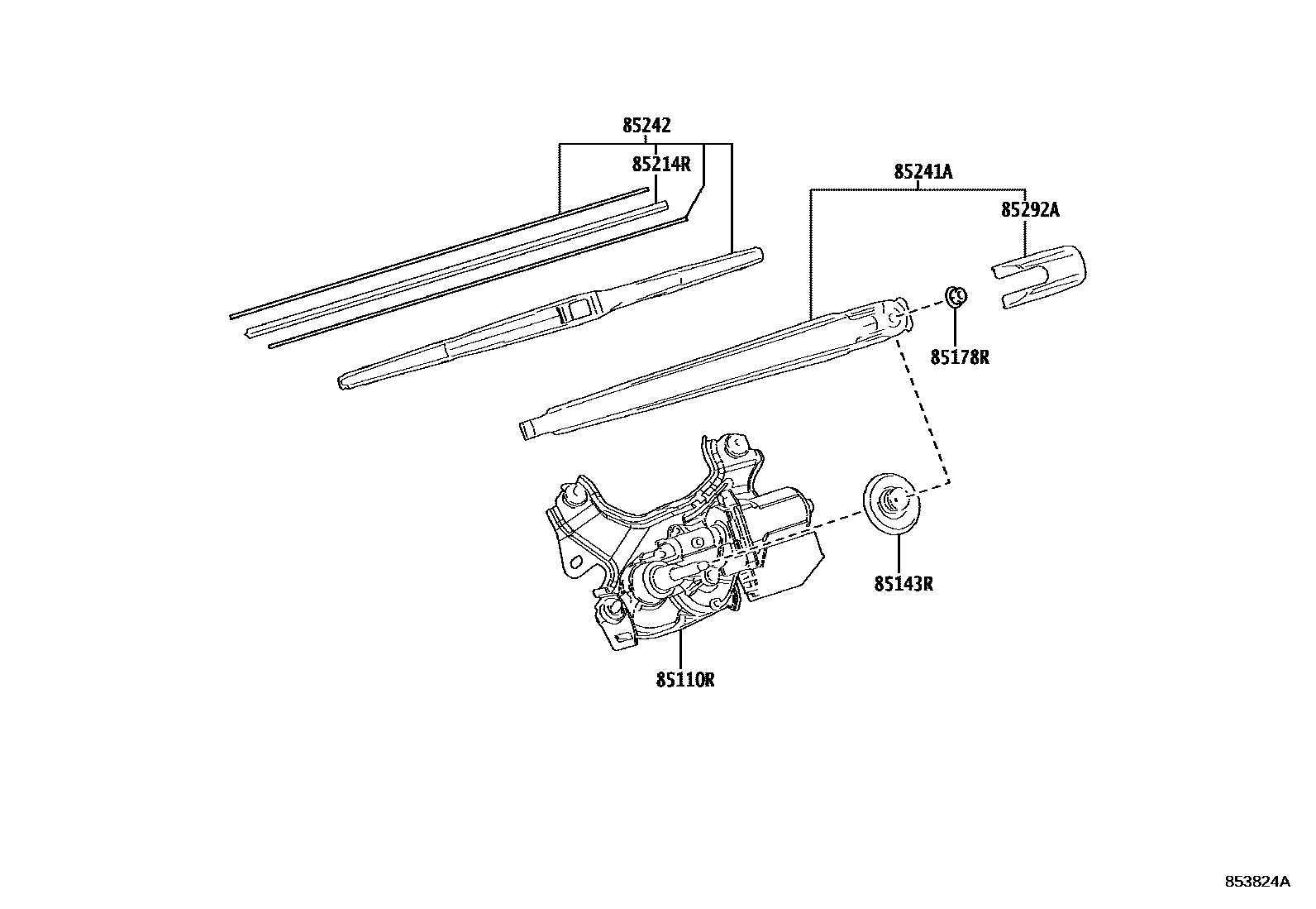 8502 — REAR WIPER