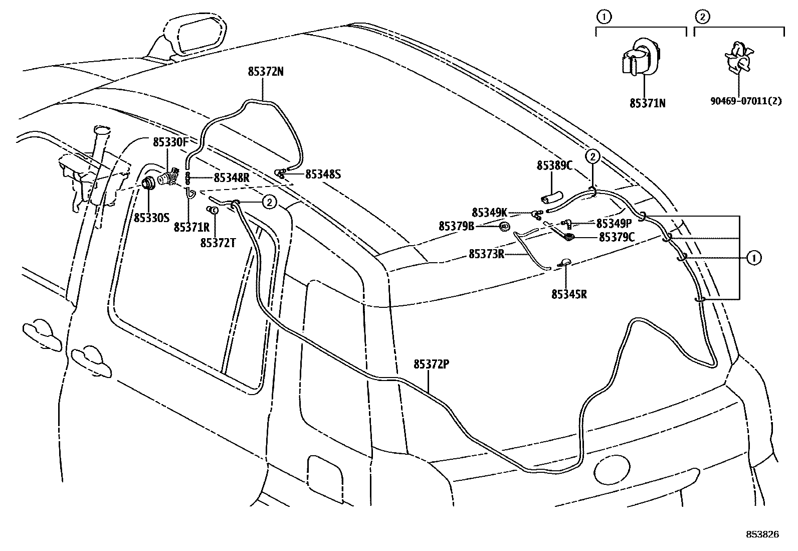 8504 — REAR WASHER
