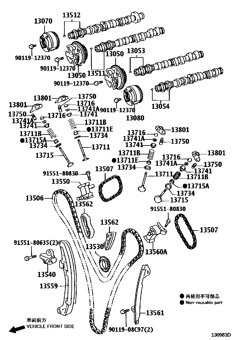 1302 — CAMSHAFT & VALVE