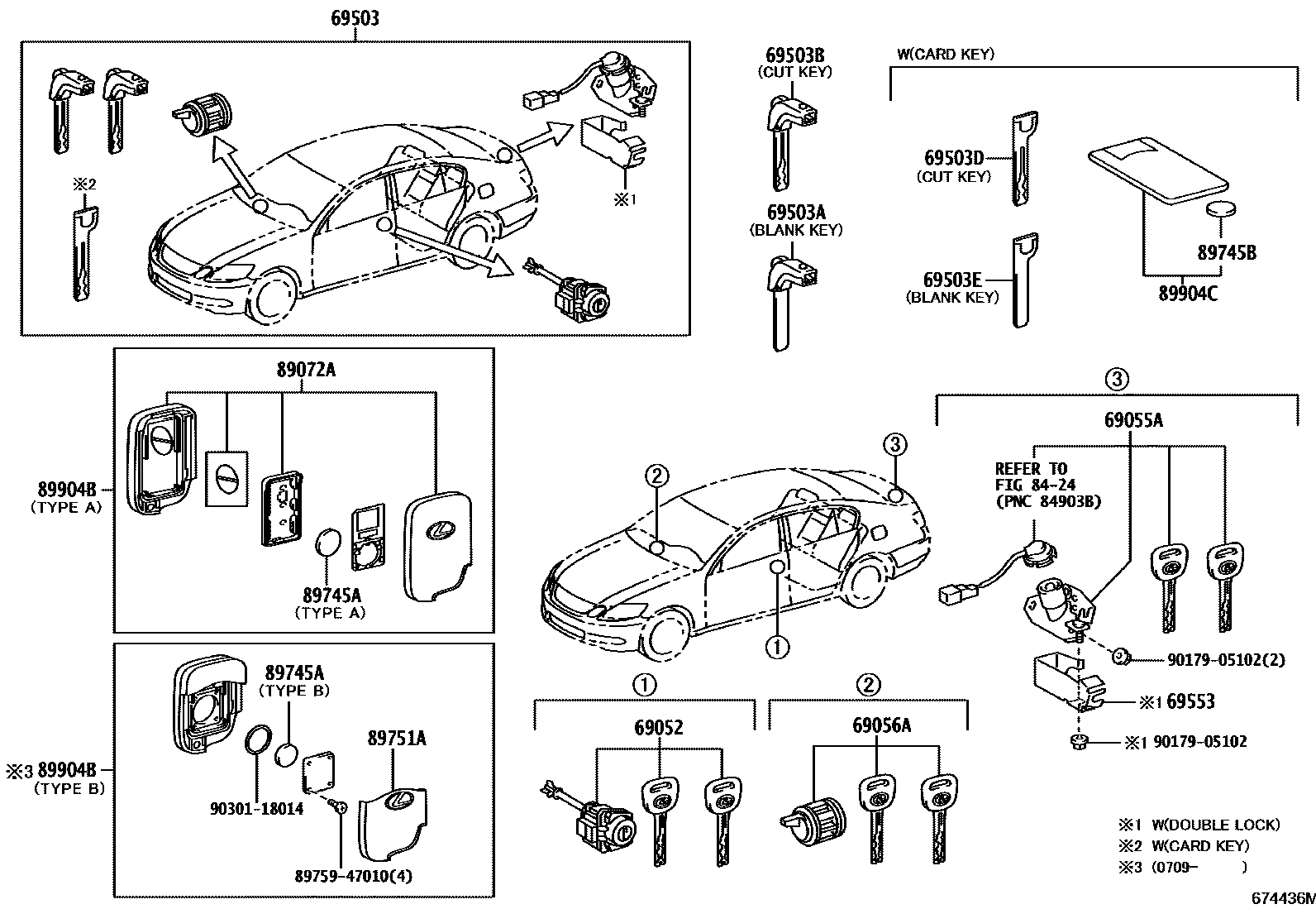 6712 — LOCK CYLINDER SET