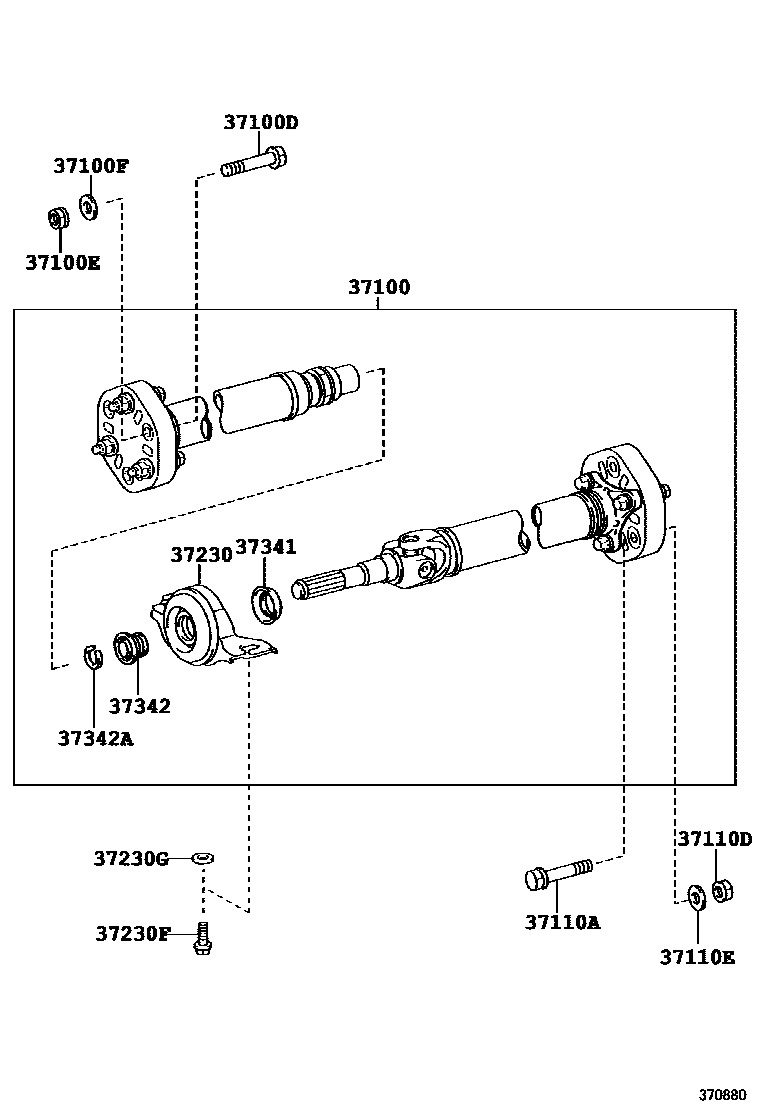 3701 — PROPELLER SHAFT & UNIVERSAL JOINT