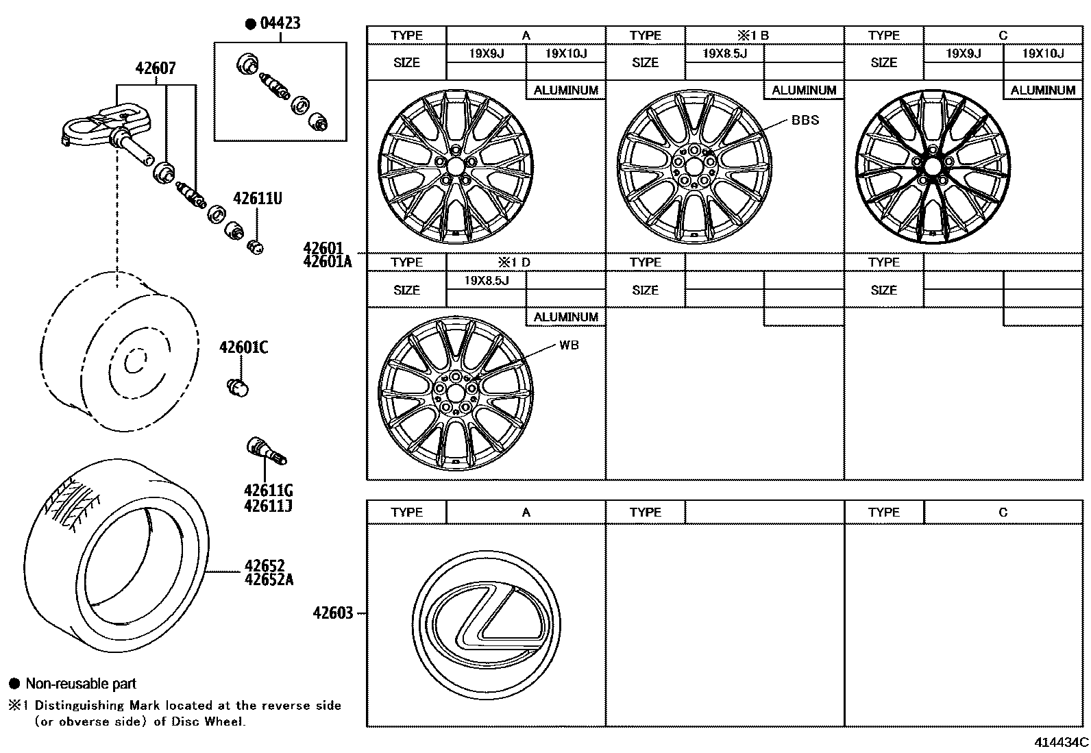 4103 — DISC WHEEL & WHEEL CAP