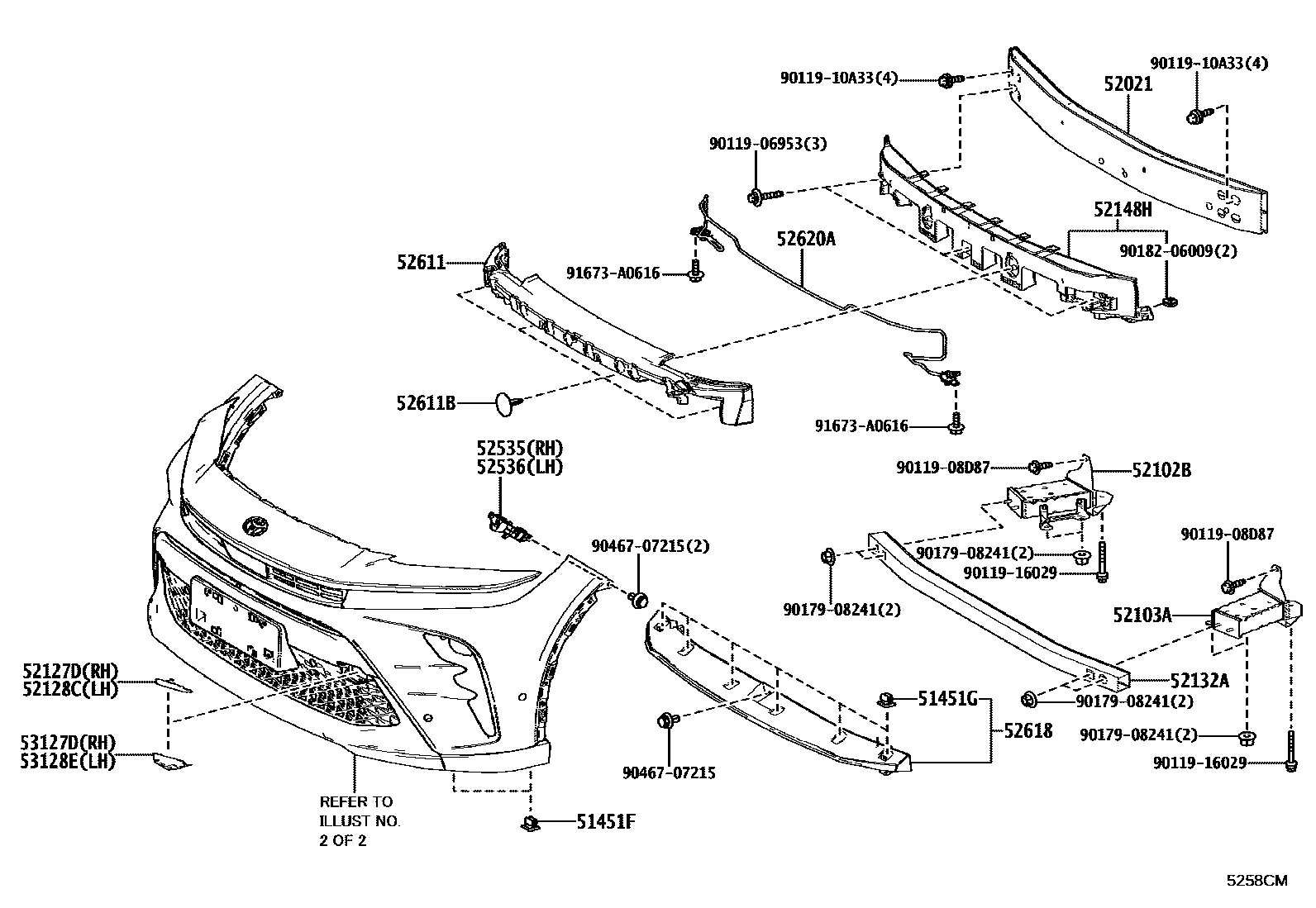 5201 — FRONT BUMPER & BUMPER STAY