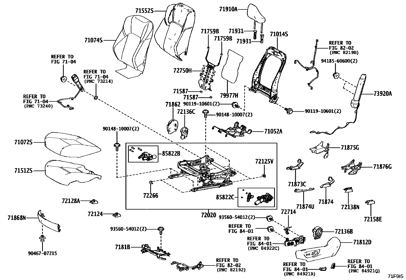 7101 — FRONT SEAT & SEAT TRACK