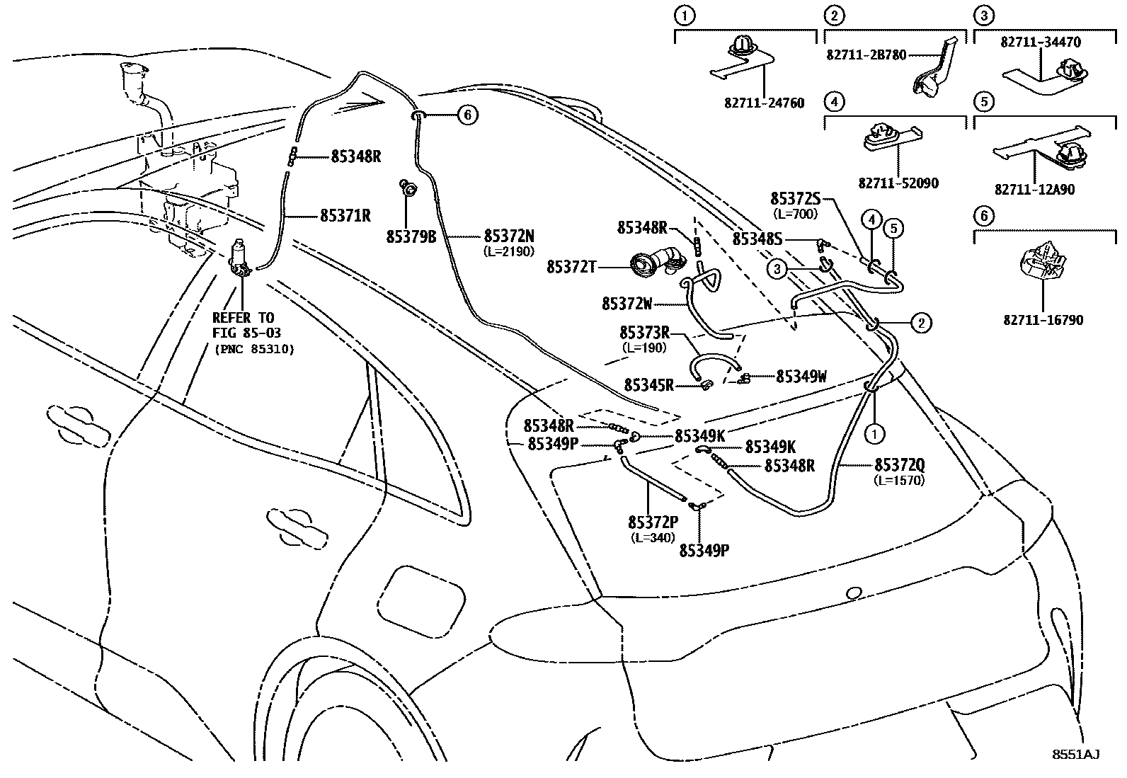8504 — REAR WASHER