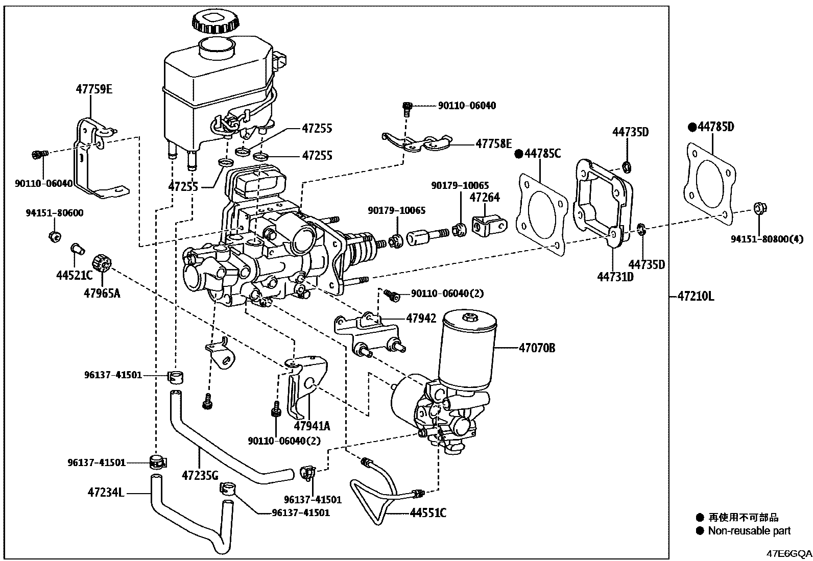4702 — BRAKE MASTER CYLINDER