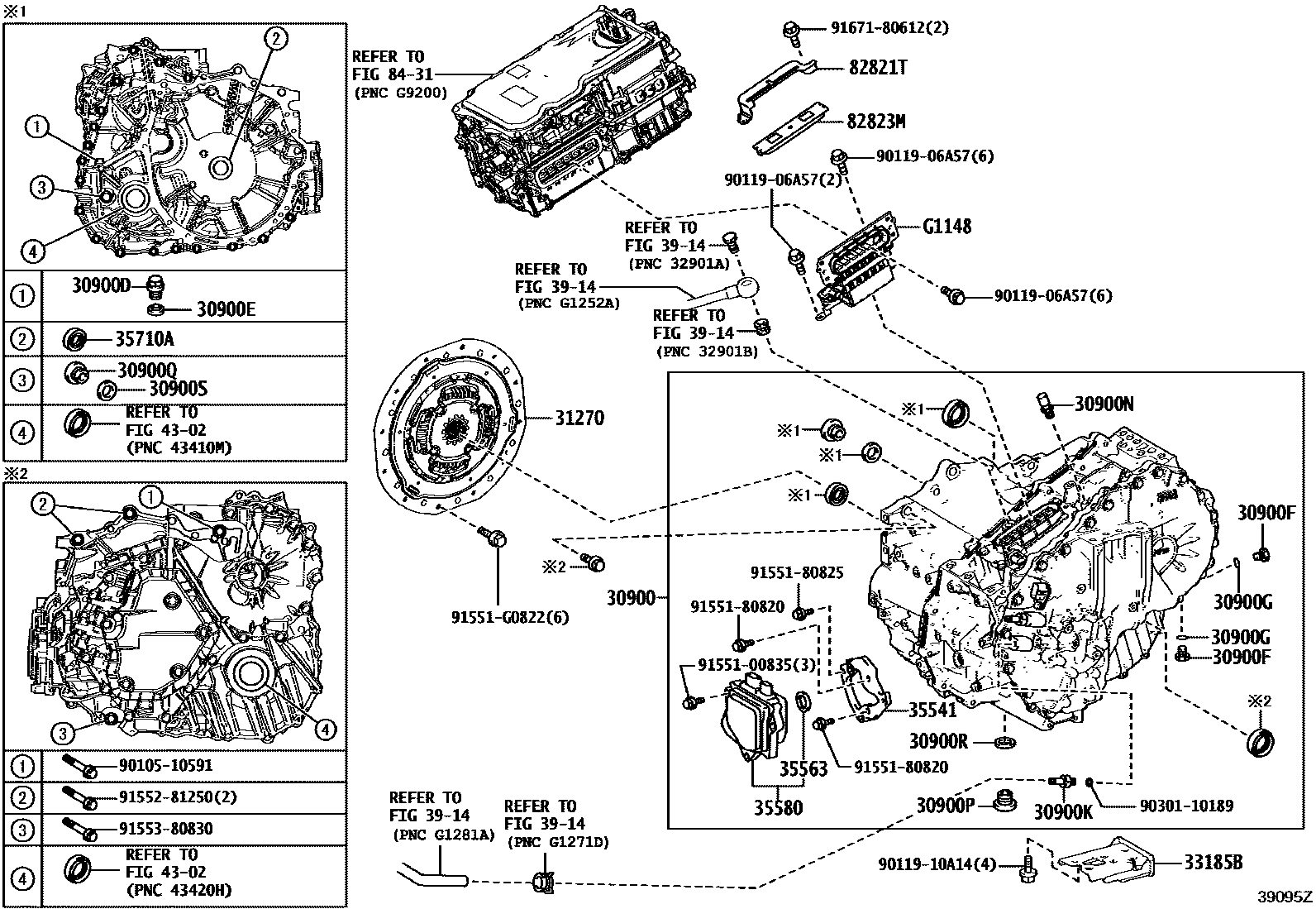 3901 — TRANSAXLE ASSY(HEV OR BEV OR FCEV)