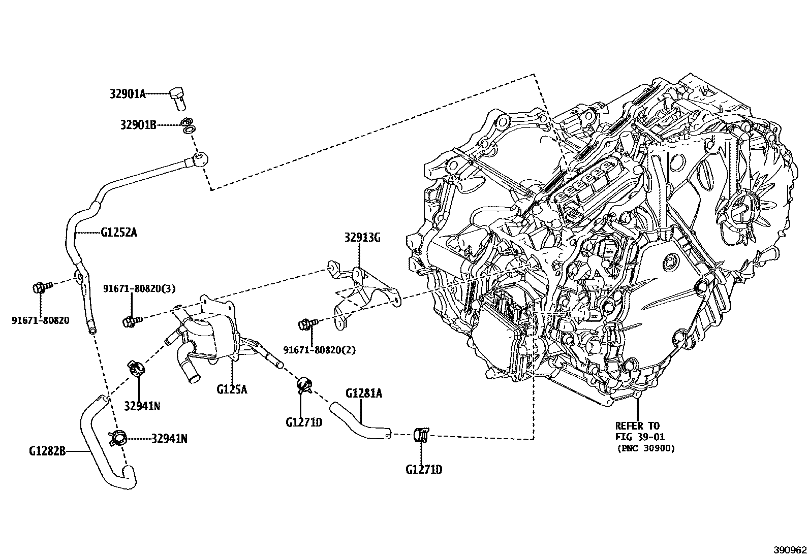 3914 — OIL COOLER & TUBE (HEV OR BEV OR FCEV)