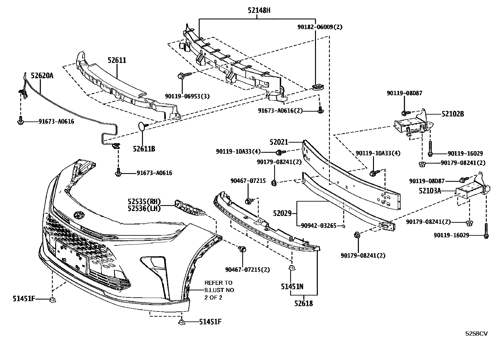 5201 — FRONT BUMPER & BUMPER STAY