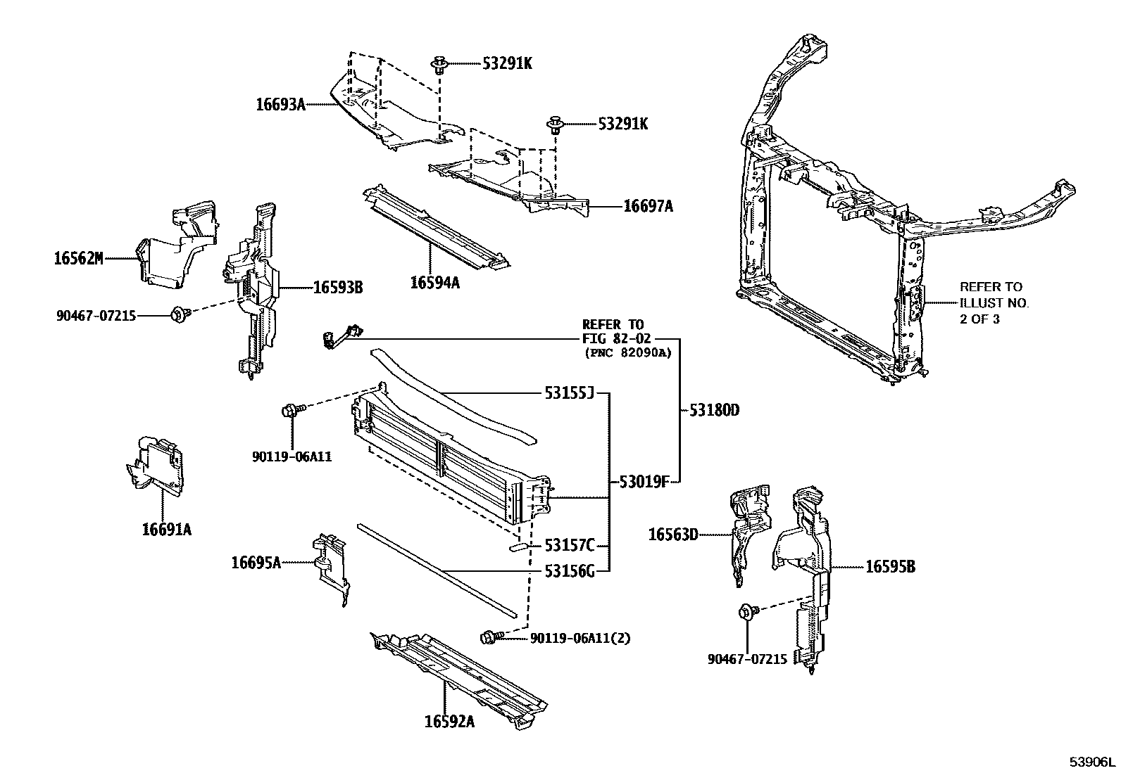 5304 — FRONT FENDER APRON & DASH PANEL