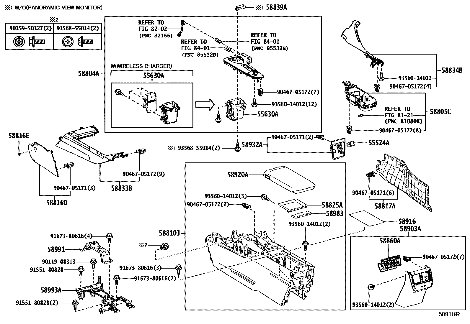 5806 — CONSOLE BOX & BRACKET