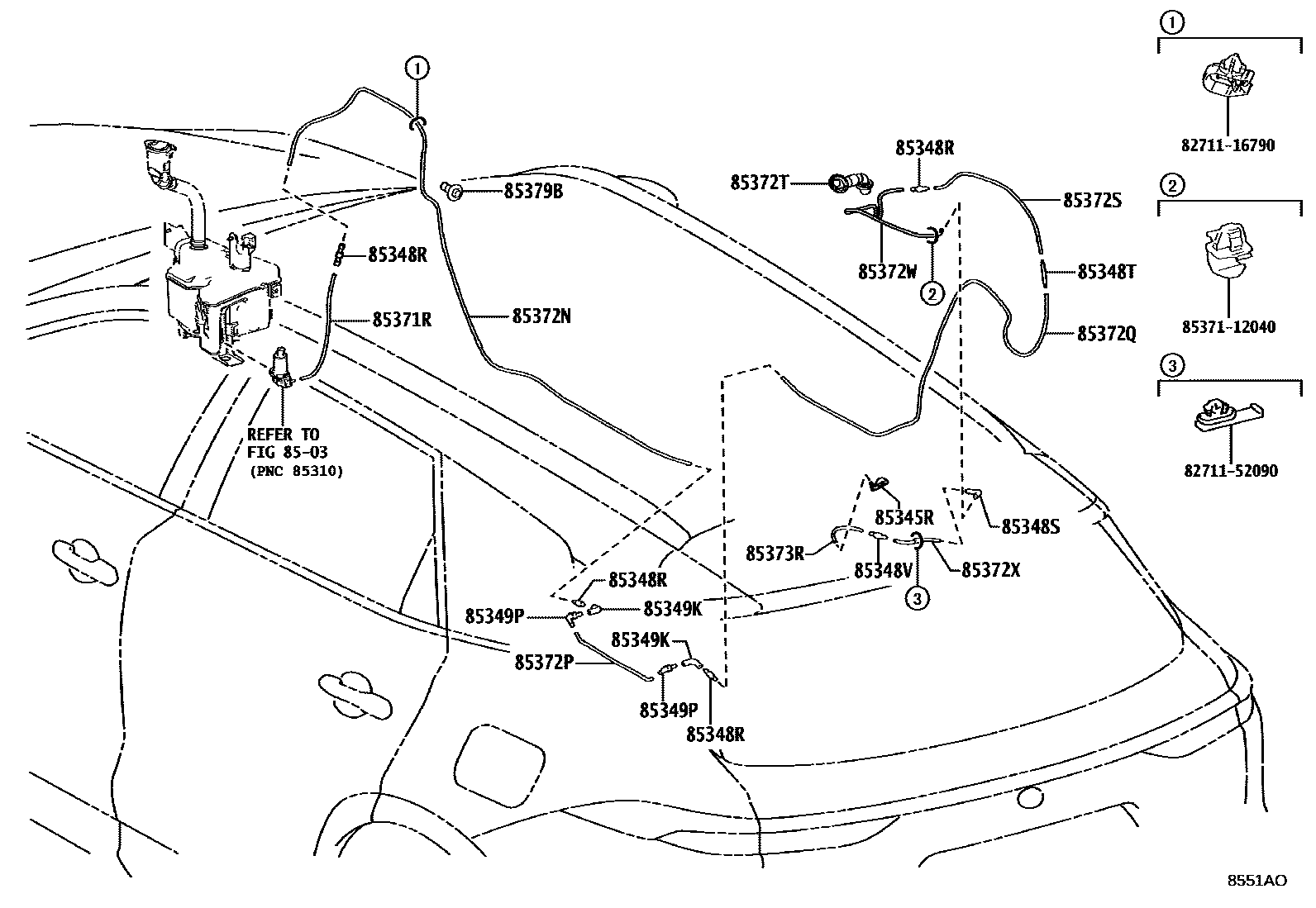 8504 — REAR WASHER