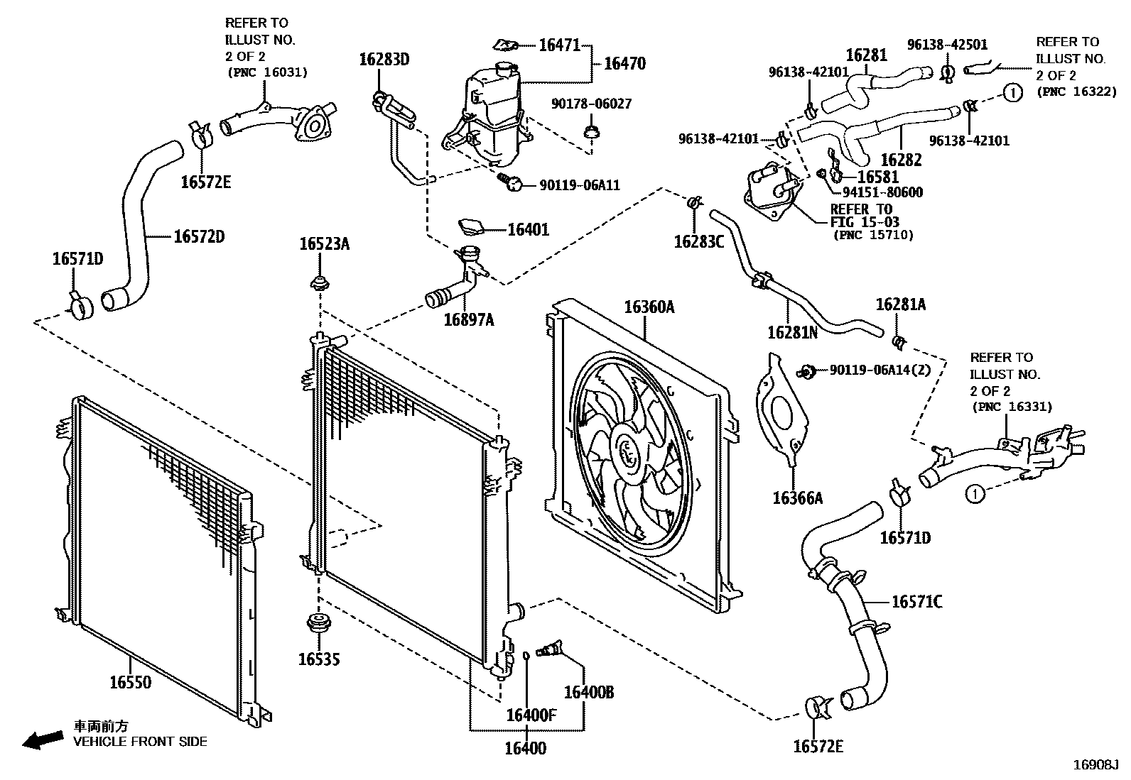 1603 — RADIATOR & WATER OUTLET
