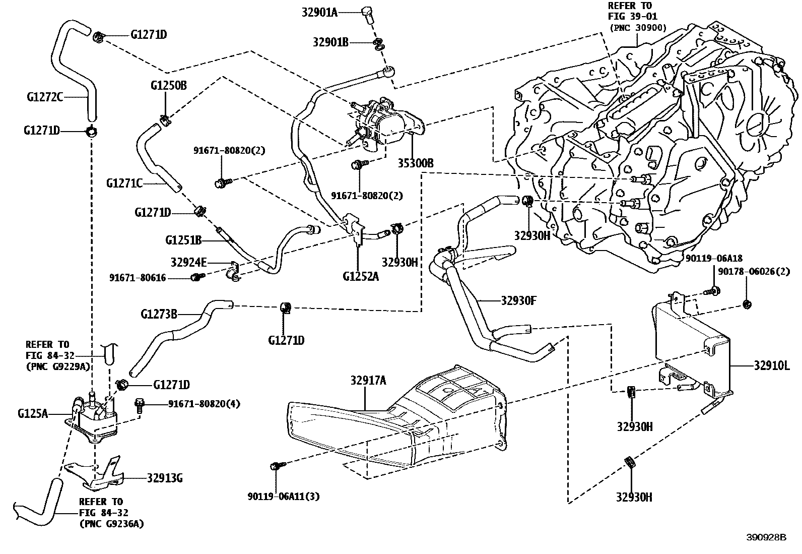 3914 — OIL COOLER & TUBE (HEV OR BEV OR FCEV)