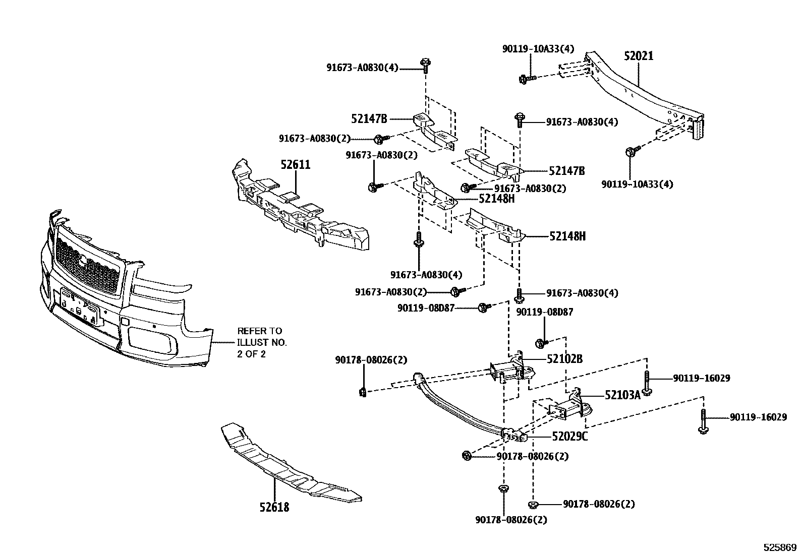 5201 — FRONT BUMPER & BUMPER STAY