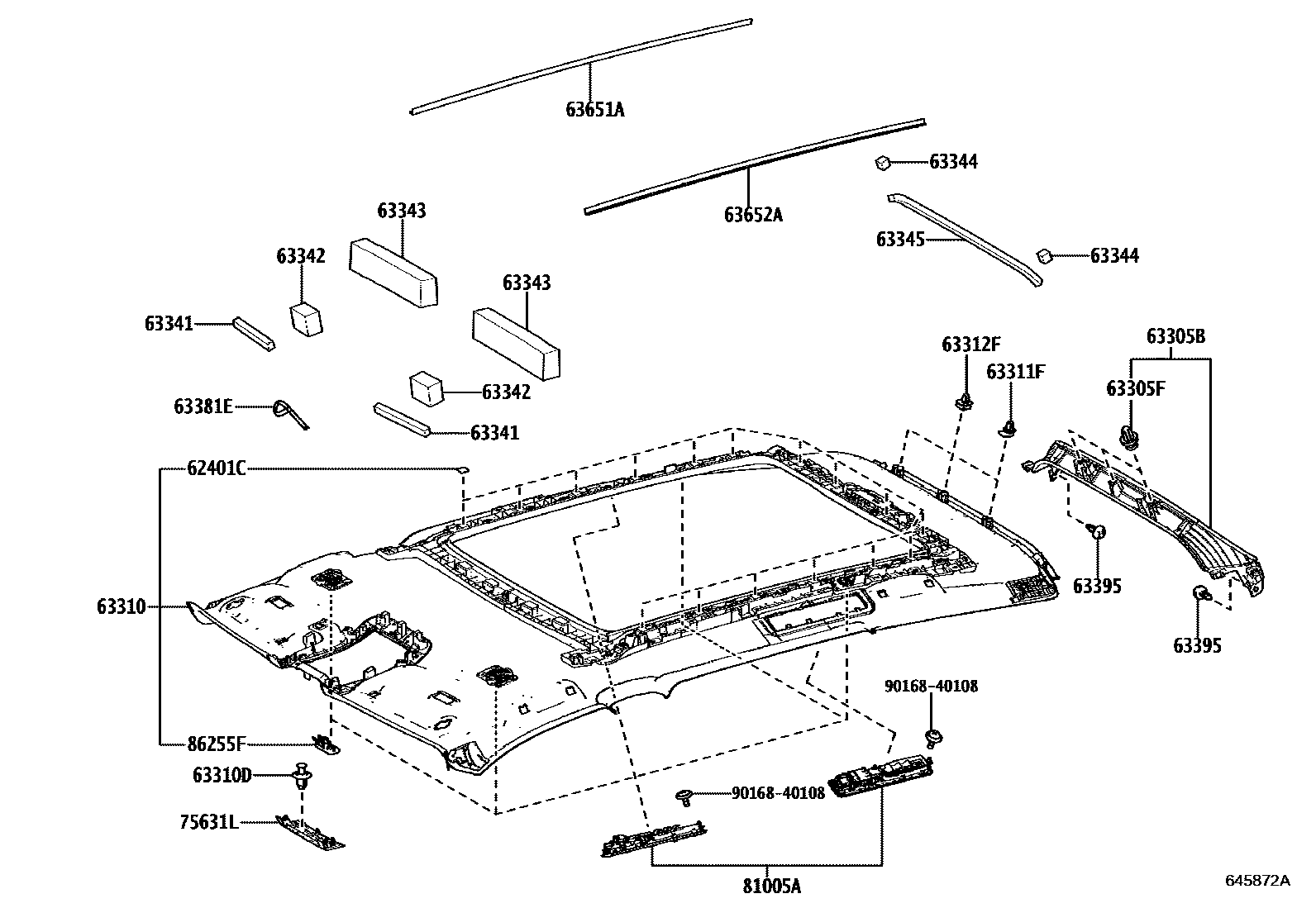 6402 — ROOF HEADLINING & SILENCER PAD