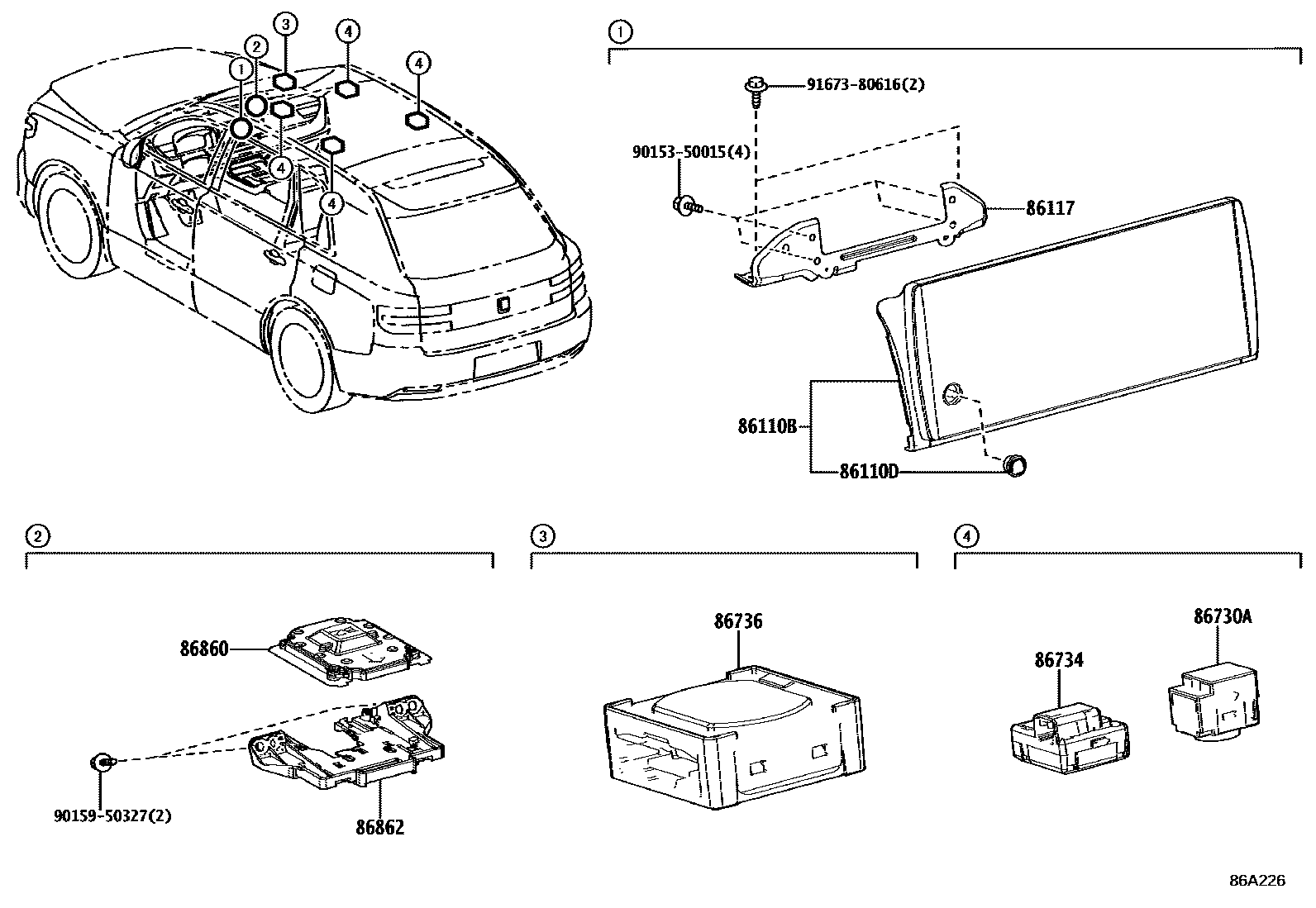 8603 — NAVIGATION & FRONT MONITOR DISPLAY