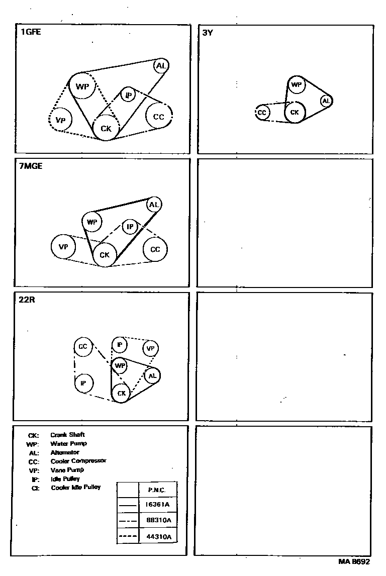 1605 — V-BELT