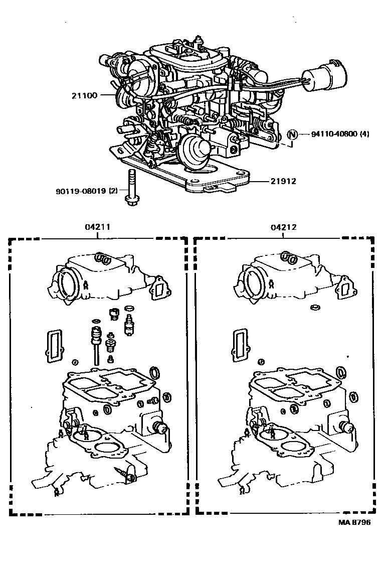 2102 — CARBURETOR ASSEMBLY