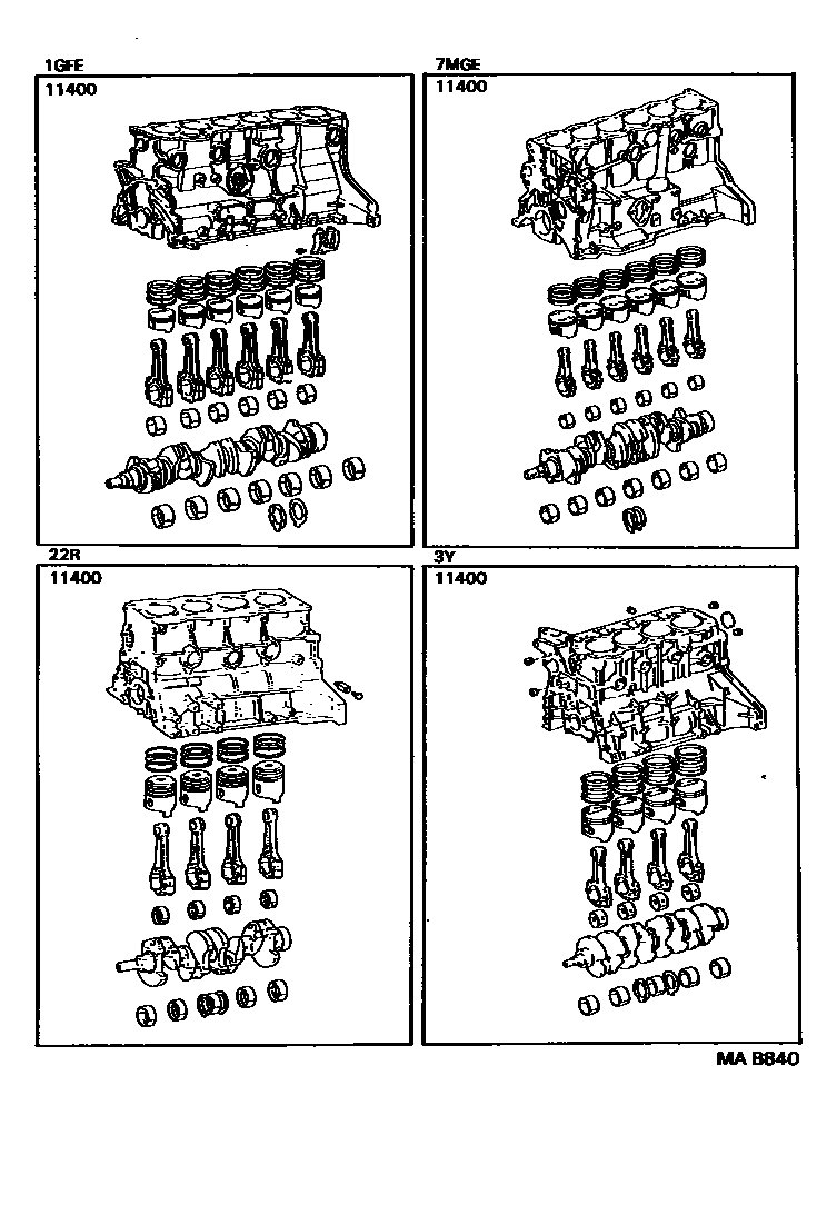 1102 — SHORT BLOCK ASSEMBLY
