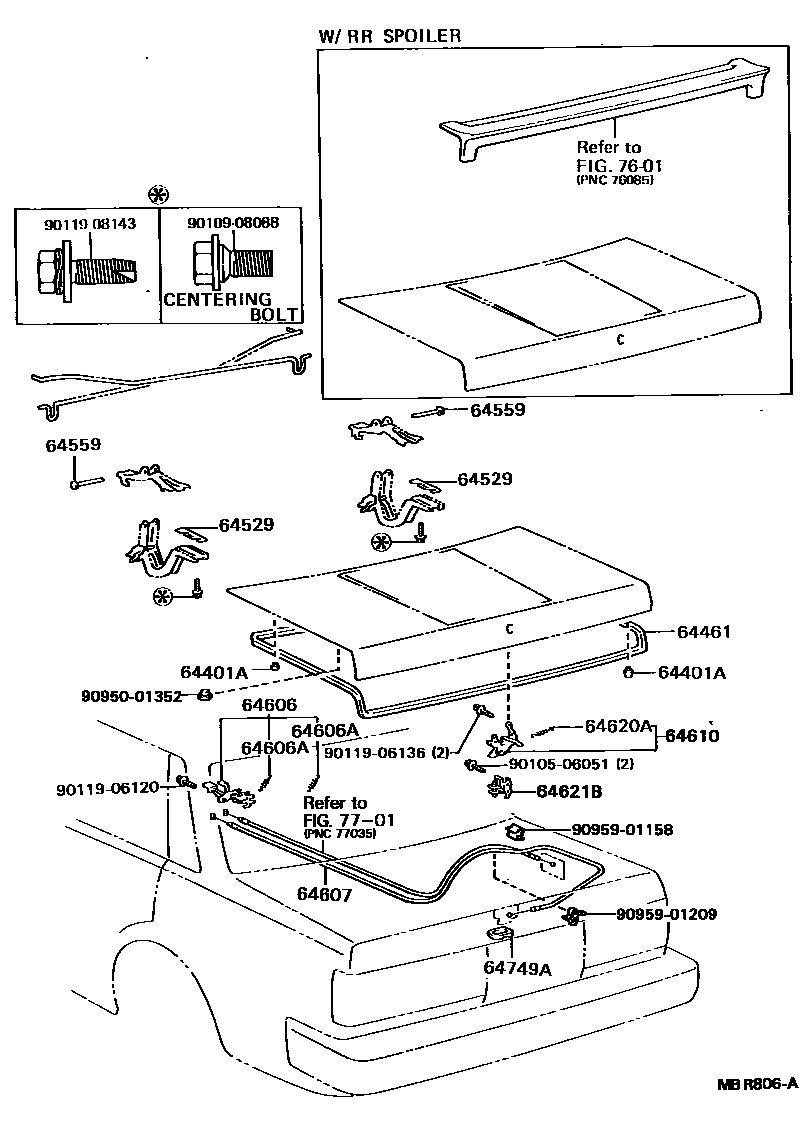 6105 — LUGGAGE COMPARTMENT DOOR & LOCK